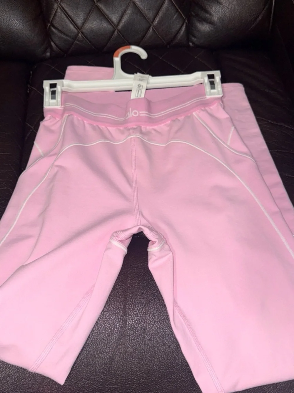 ALO Yoga candy Heart Airbrush  Pink Leggings